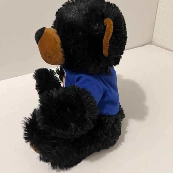 RBI Colorado T Shirt Black Bear Plush 10" Stuffed Animal 2021 Toy Teddy Bear - Picture 6 of 10